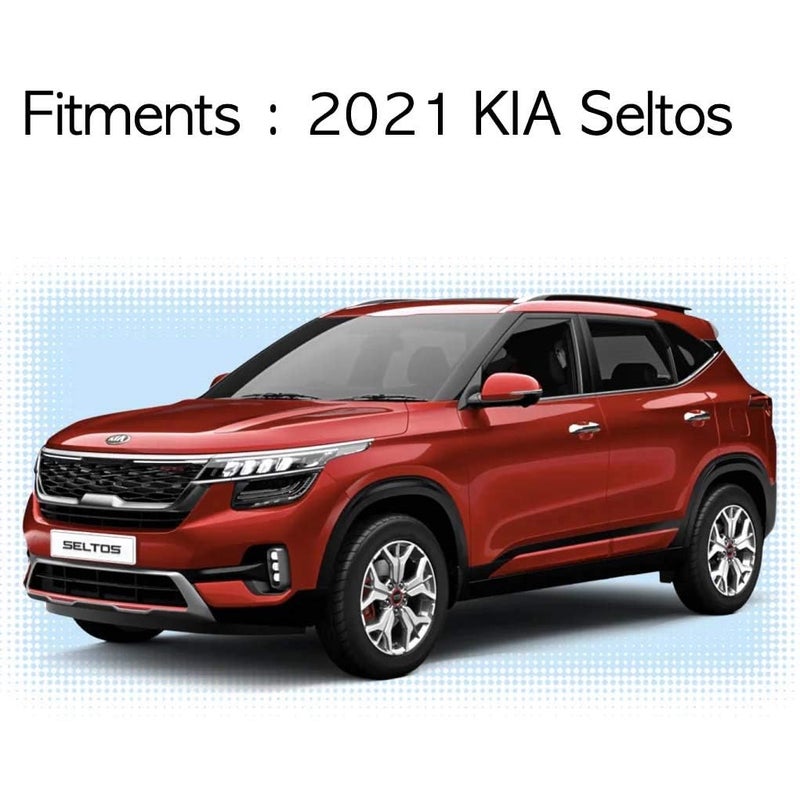 AUTO CLOVER Side Rain Guards Wind Deflectors 6p for 2021 2022 2023 KIA Seltos - Image 2